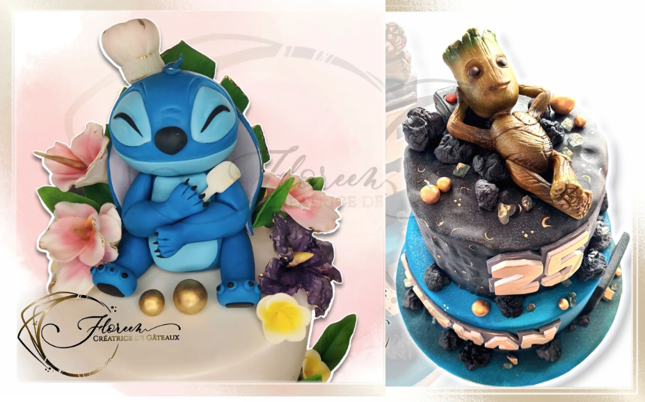 Gâteaux Stitch - Groot