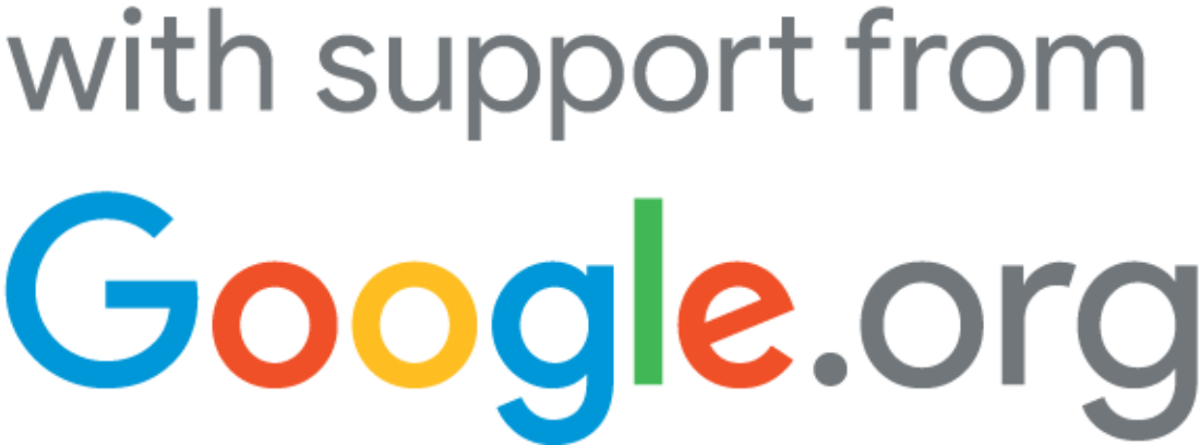 With the support of Google.org