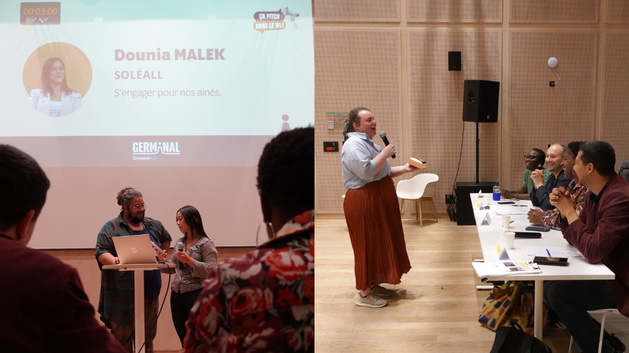 Concours de Pitch - Essonne - Pitch de Soléall et Joie sucrée et chocolatée - Association Germinal